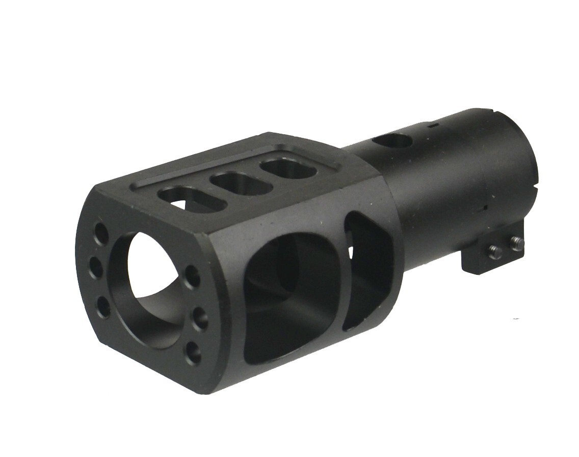 Black Anodized Reduce Recoil Muzzle Brake For Tacticaol M500 12GA