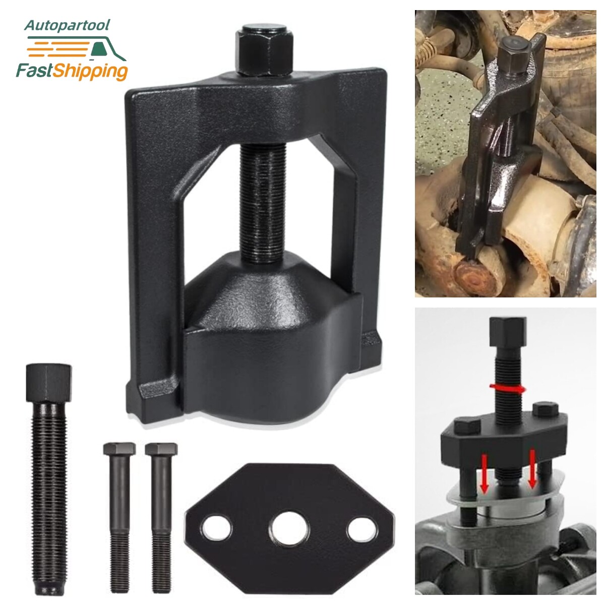 10102 Universal Joint Puller & 5192 Bearing Cup Installer Tool for Spicer Series