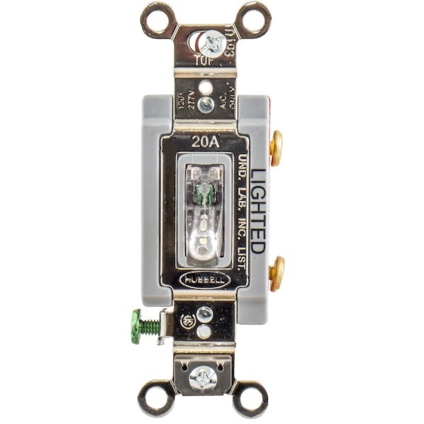 Hubbell Wiring Device-Kellems Hbl1221ilc Illuminated Wall