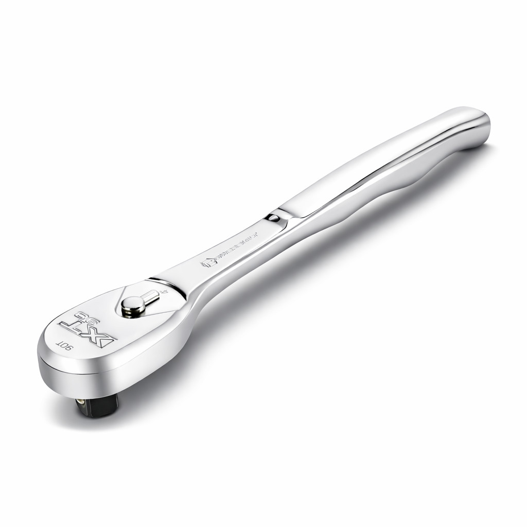 Powerbuilt 1/2 Inch Drive 90 Teeth Pro Tech (XT90) Professional Ratchet - 649939