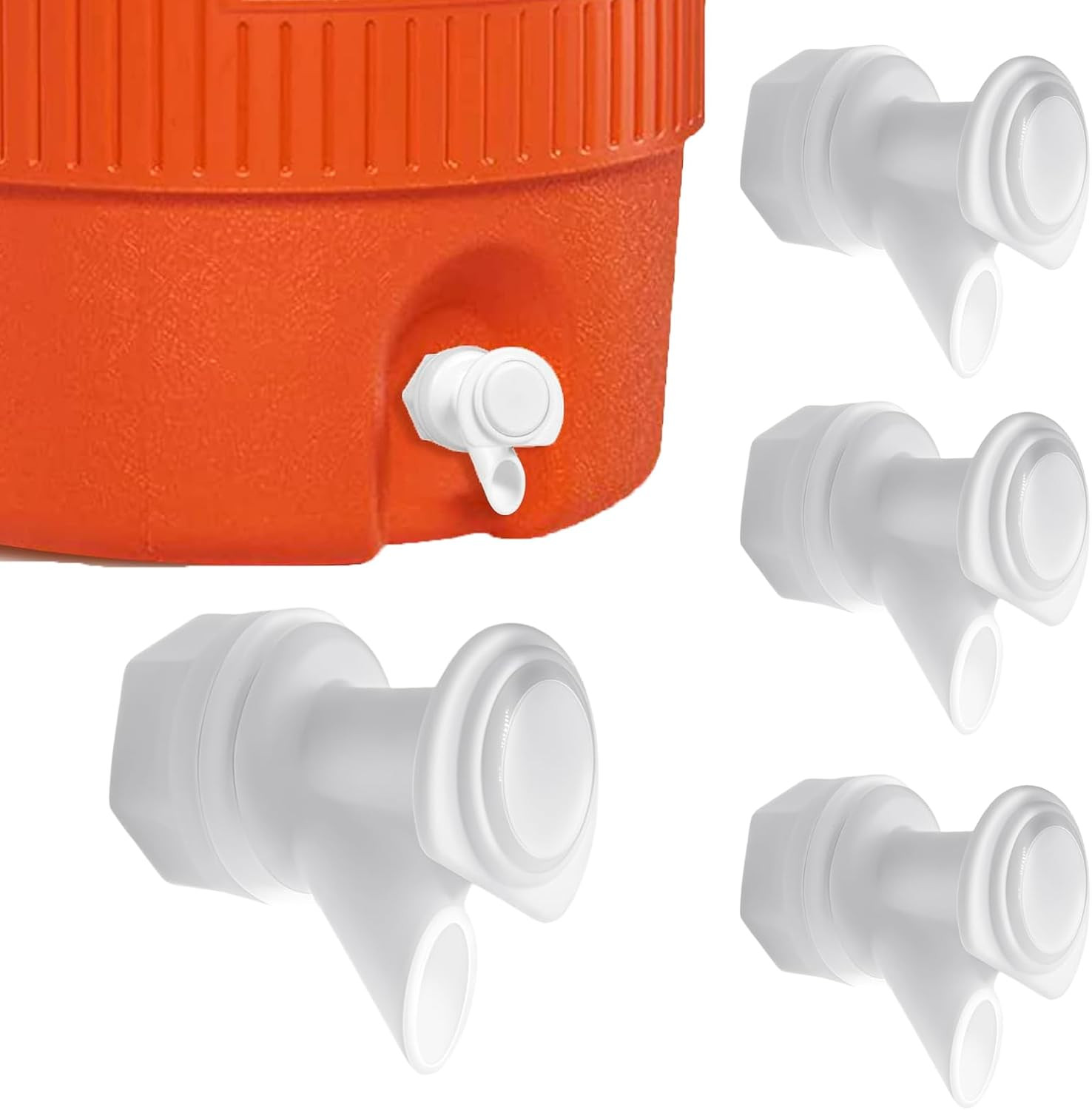 Push-Button Cooler Spigot Replacement for Igloo 2-10 Gallon Water Jugs Coolers D