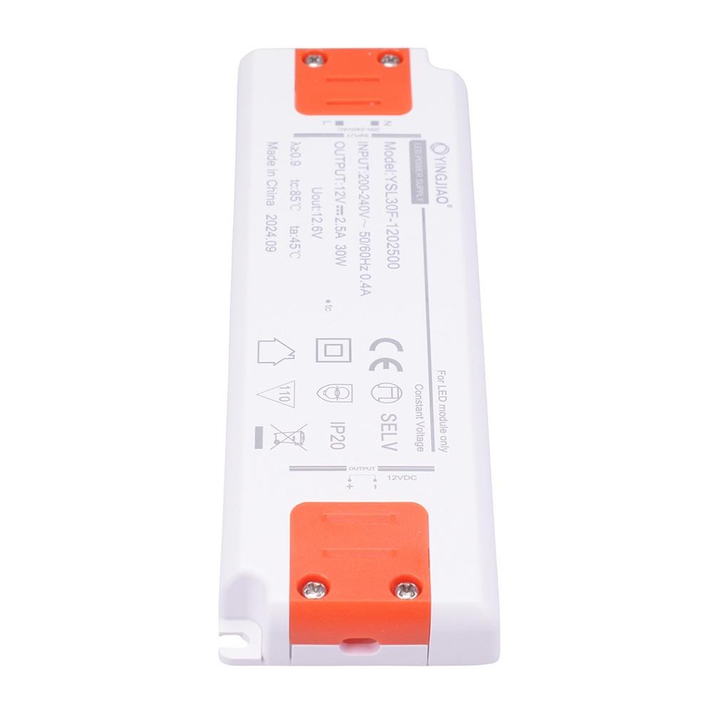 2.5A 12VDC Constant Voltage Super Thin LED Driver Power Supply 30W