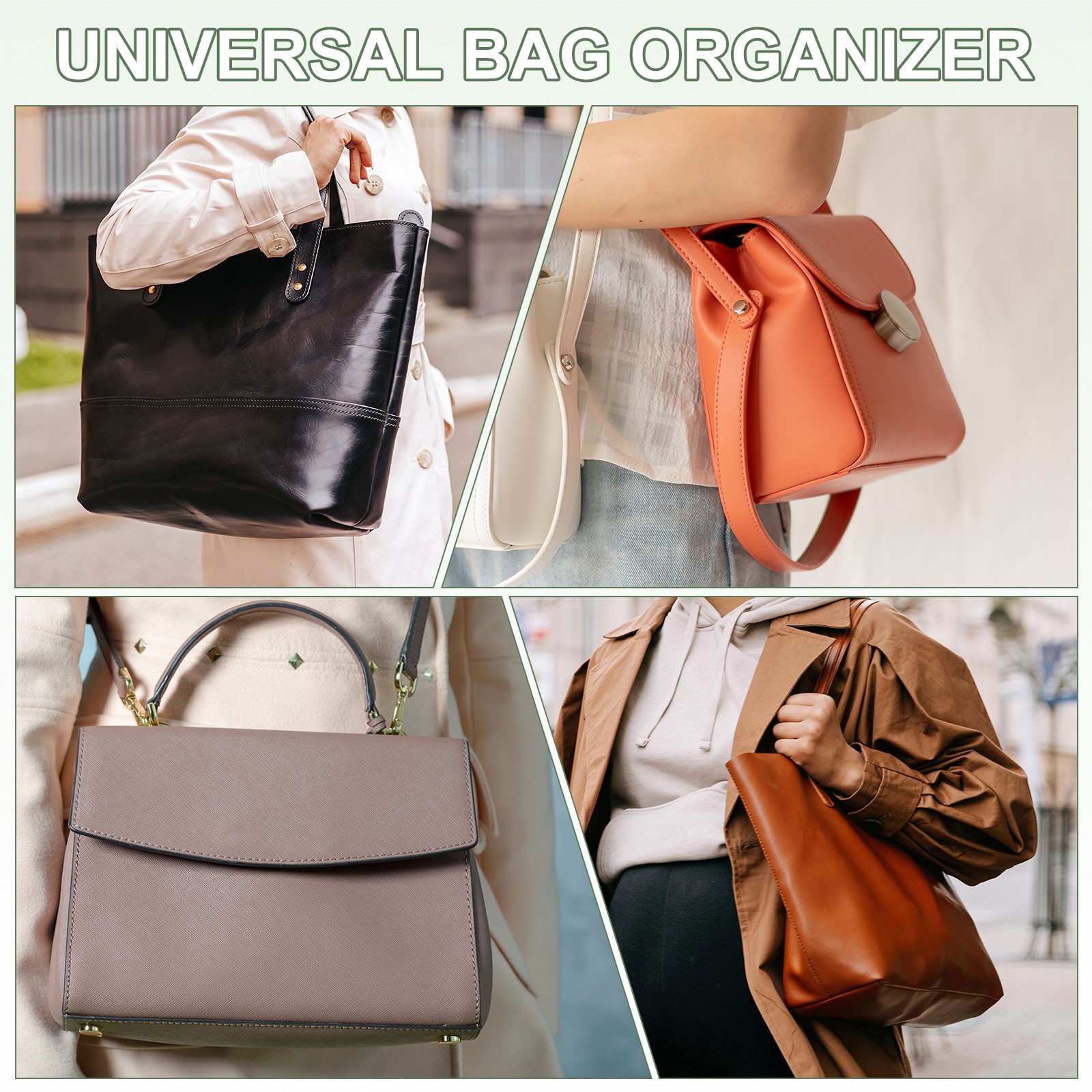 Felt Base Shaper, Bag Bottom Shaper 11 x 6 Inch for Purse (Light Gray)