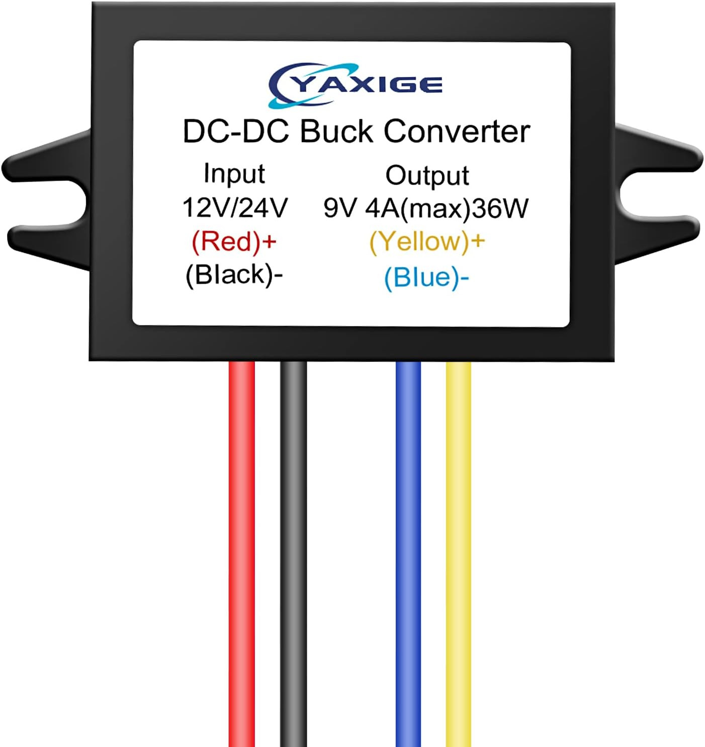 DC 12V 24V to 9V 4A 36W Converter - Waterproof Voltage Reduction Module for Vari