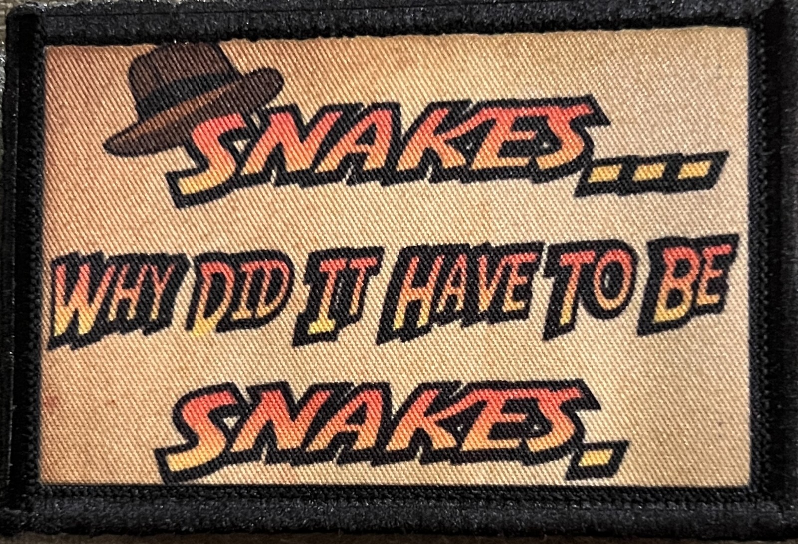 Emotional Support HUMAN Do Not Pet Funny Morale Patch