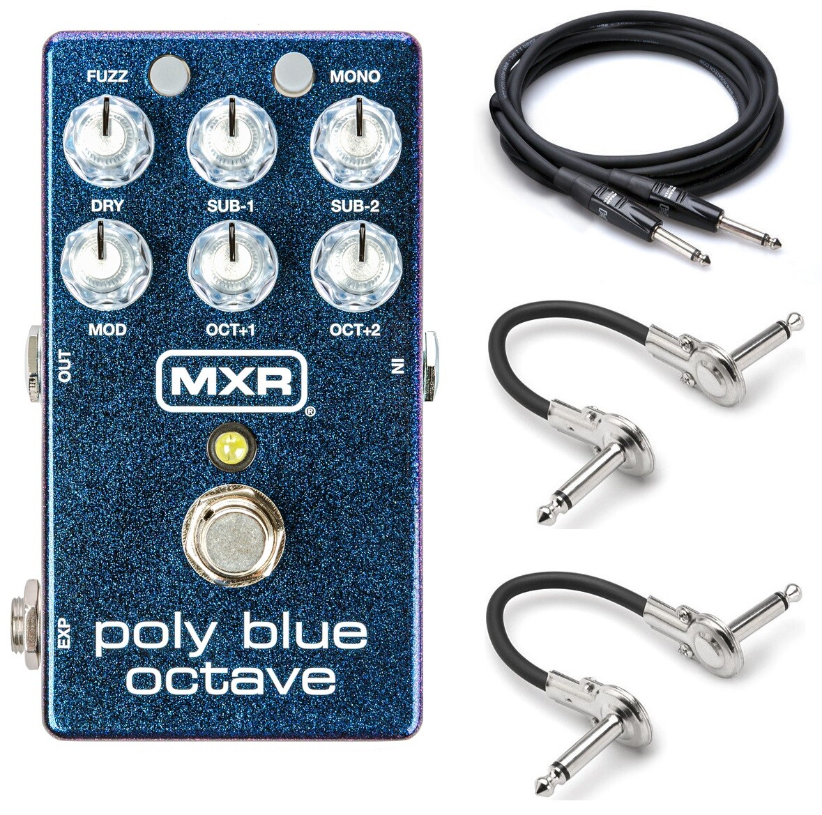 New MXR M306 Poly Blue Octave Guitar Effects Pedal