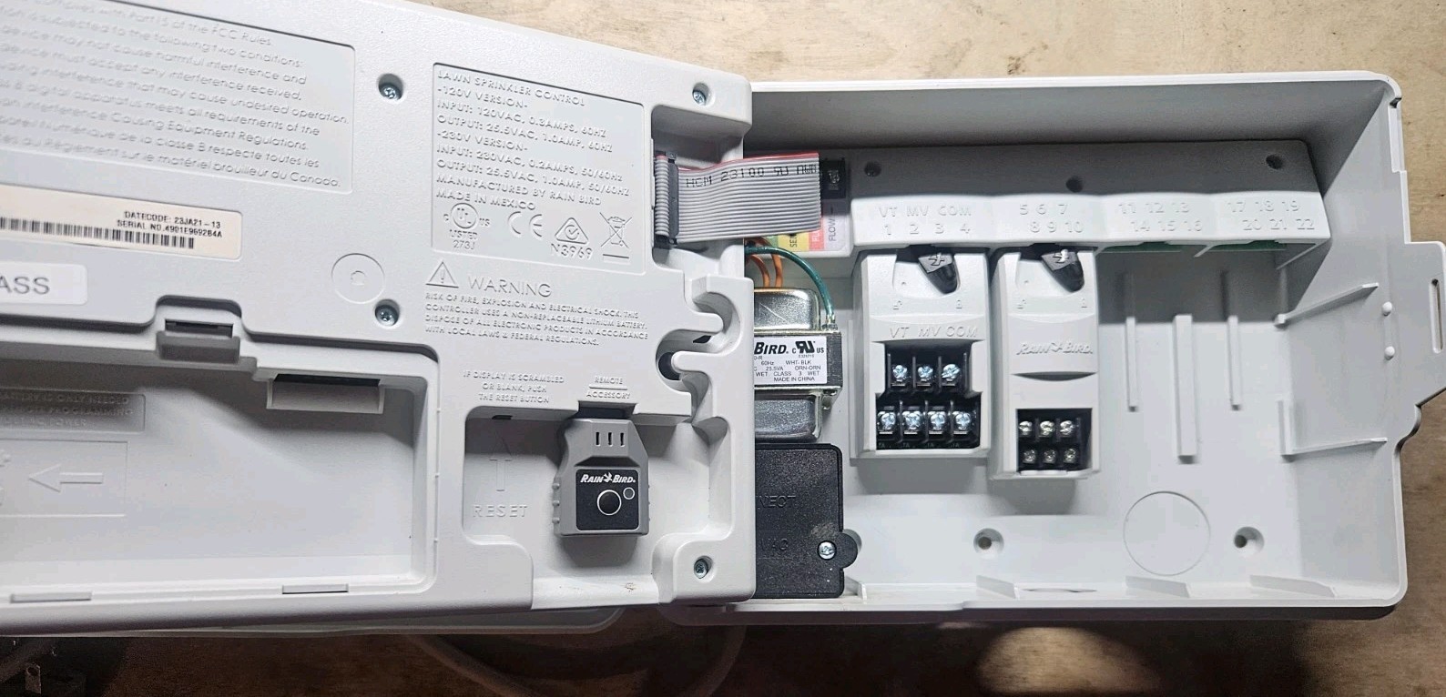 Rain Bird ESP-ME3 Sprinkler Controller W/ WIFI Link + Module (10 Zones Ready)
