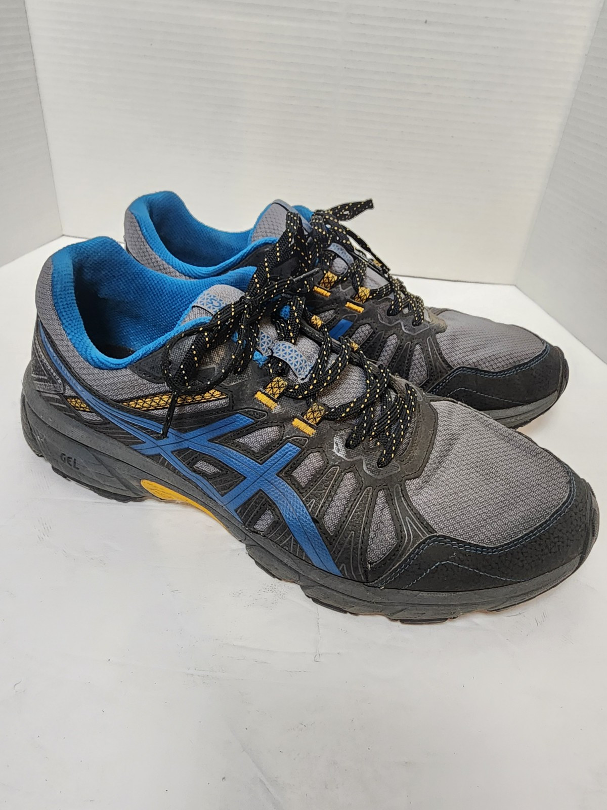 Asics Gel Venture 7 1011A560 Men's 11.5 Running Rubber Lace Up Casual Shoes