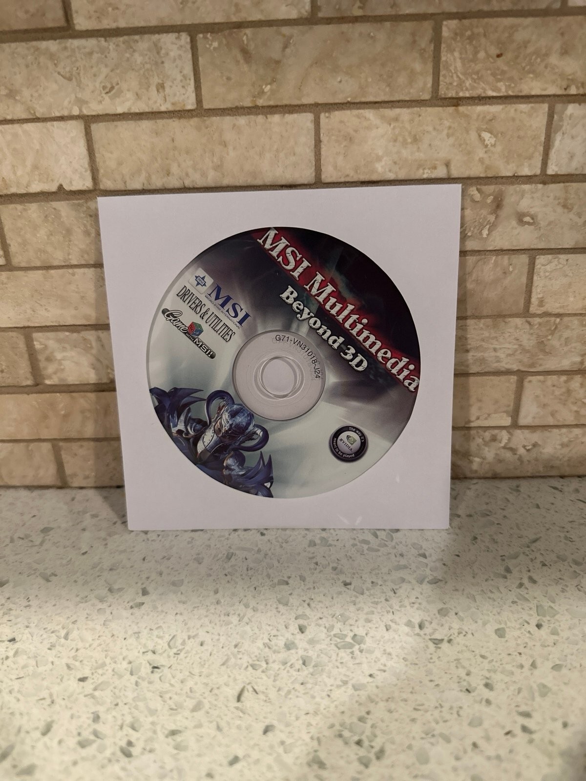 MSI Multimedia Beyond 3D Drivers and Utilities CD  bc