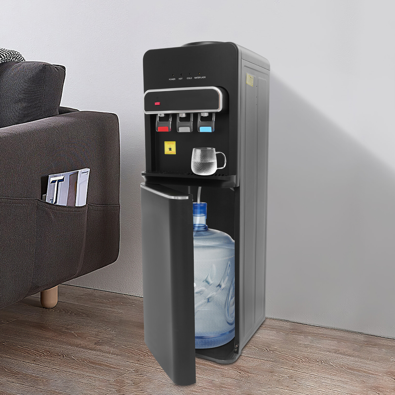 Water Dispenser, Bottom Loading Water Cooler Dispenser for 5 Gallon Bottles