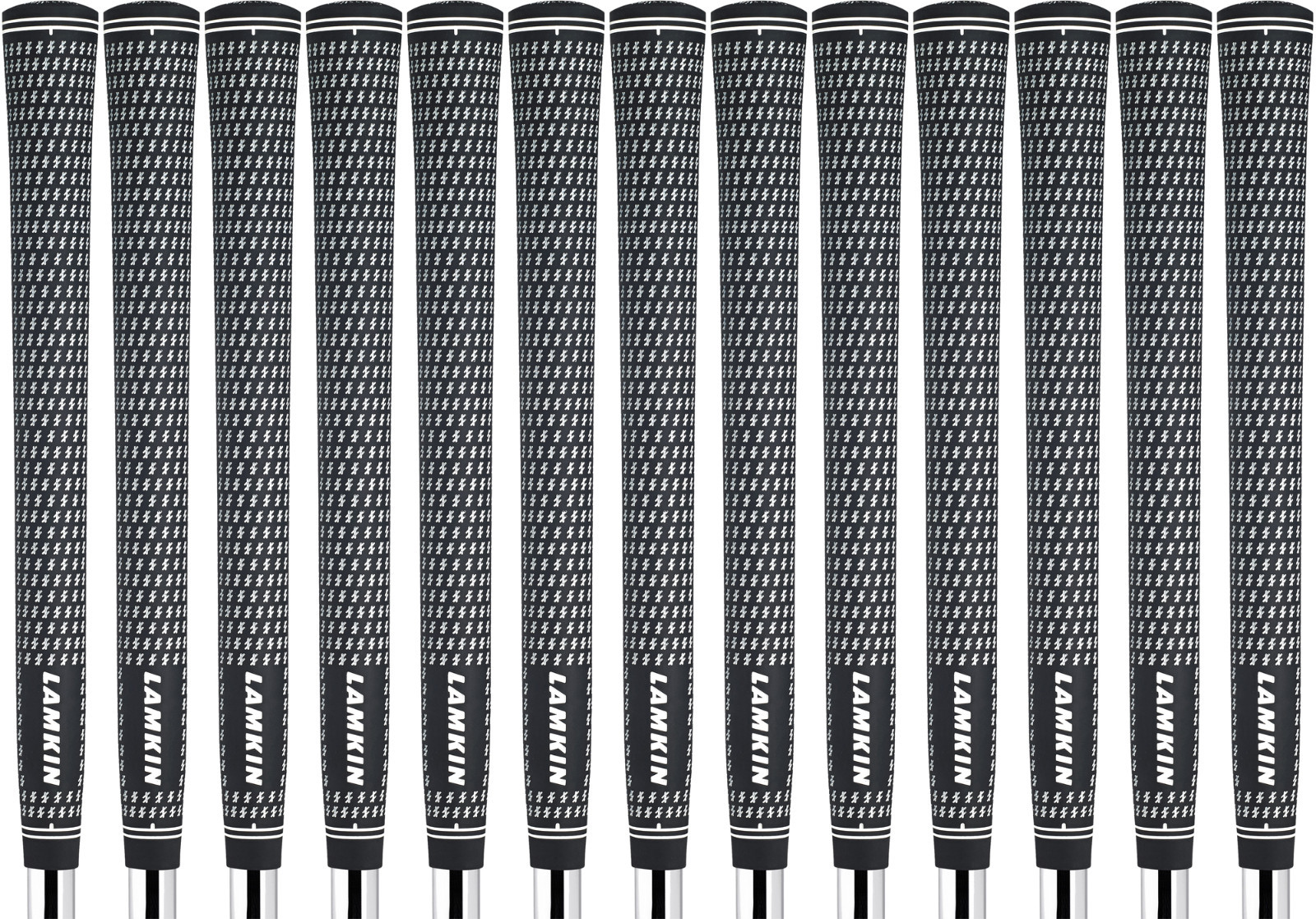 Lamkin Crossline Oversize / Jumbo Golf Grips (+1/8) - Set of 13