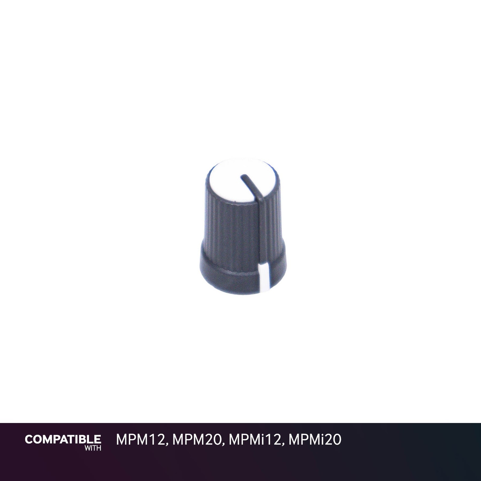 Soundcraft White MF Knob for MPM12, MPM20, MPMi12, MPMi20