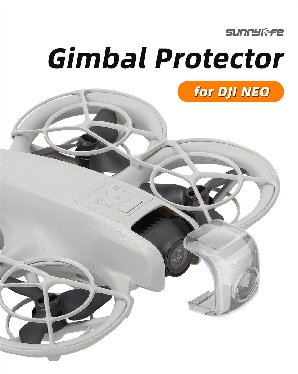 Gimbal Protector Camera Lens Cover Dust-Proof Cap Transparent For DJI NEO Drone