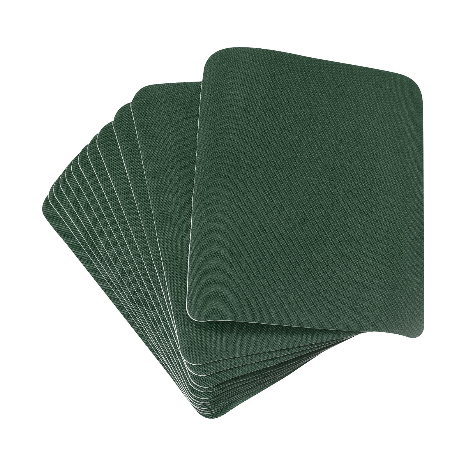 20Pack Fabric Patch Iron-on Patches Dark Green 4.9"x3.7" for Clothe
