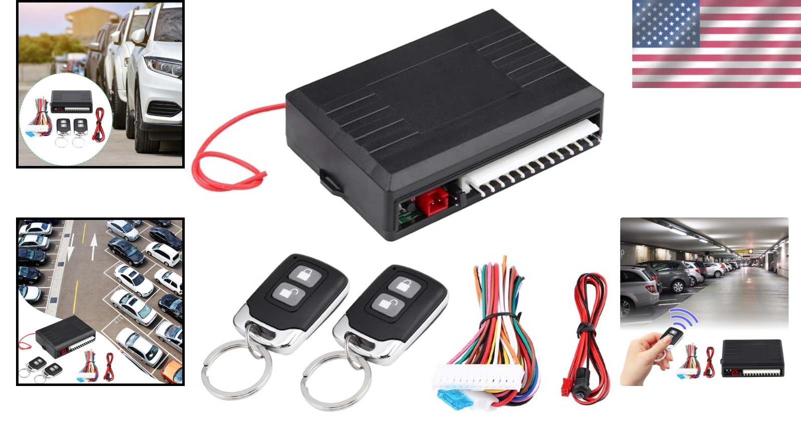 Car Keyless Entry System – Wireless Lock & Unlock with Integrated Engine Start