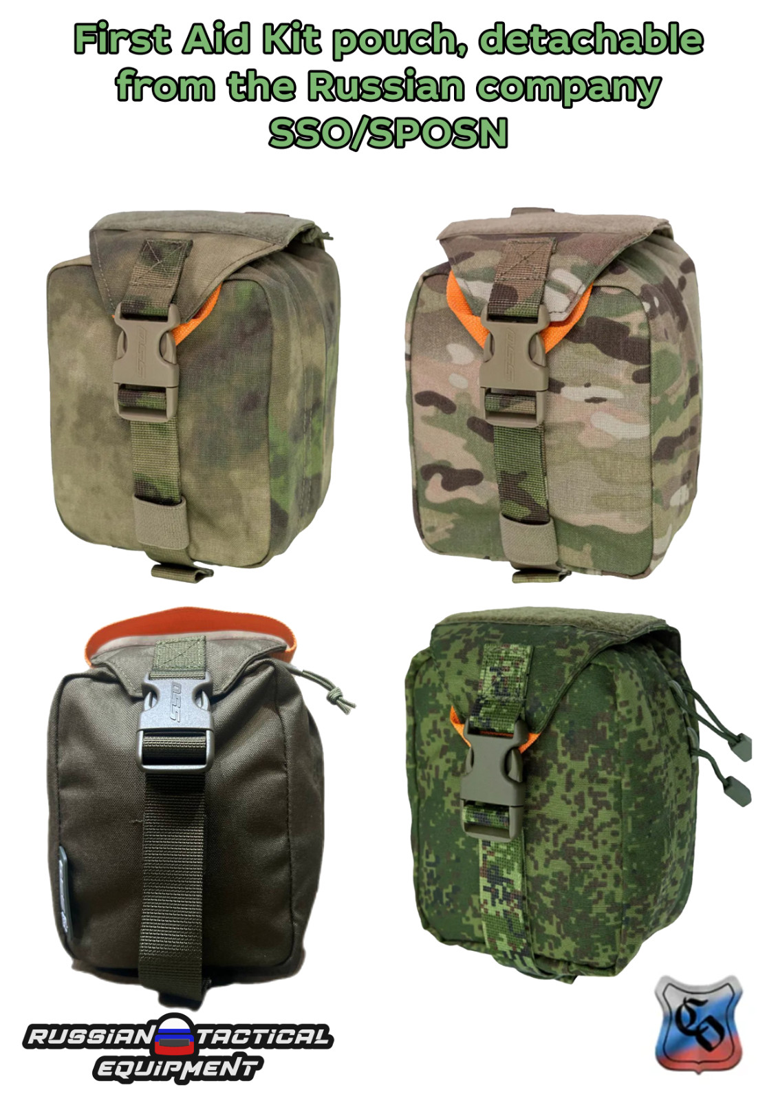 First Aid Kit pouch, detachable from the Russian company SSO/SPOSN