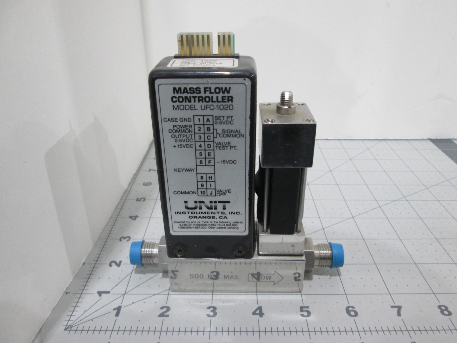 Unit, UFC-1020, Mass Flow Controller, SIH2CL2, 50SCCM, Used
