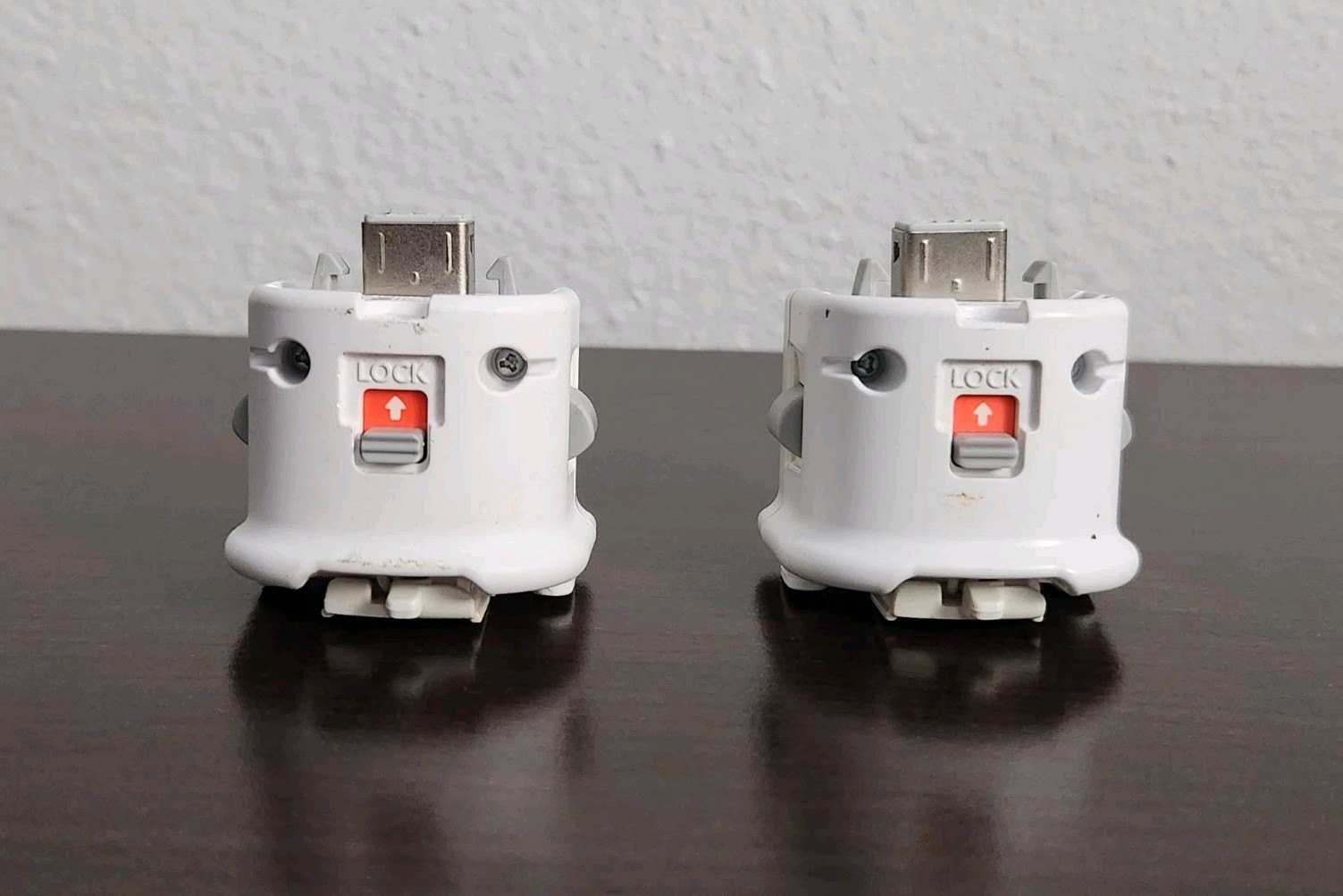 2 Official Genuine Nintendo Wii Motion Plus Adapter OEM Sports Resort Lot of 2