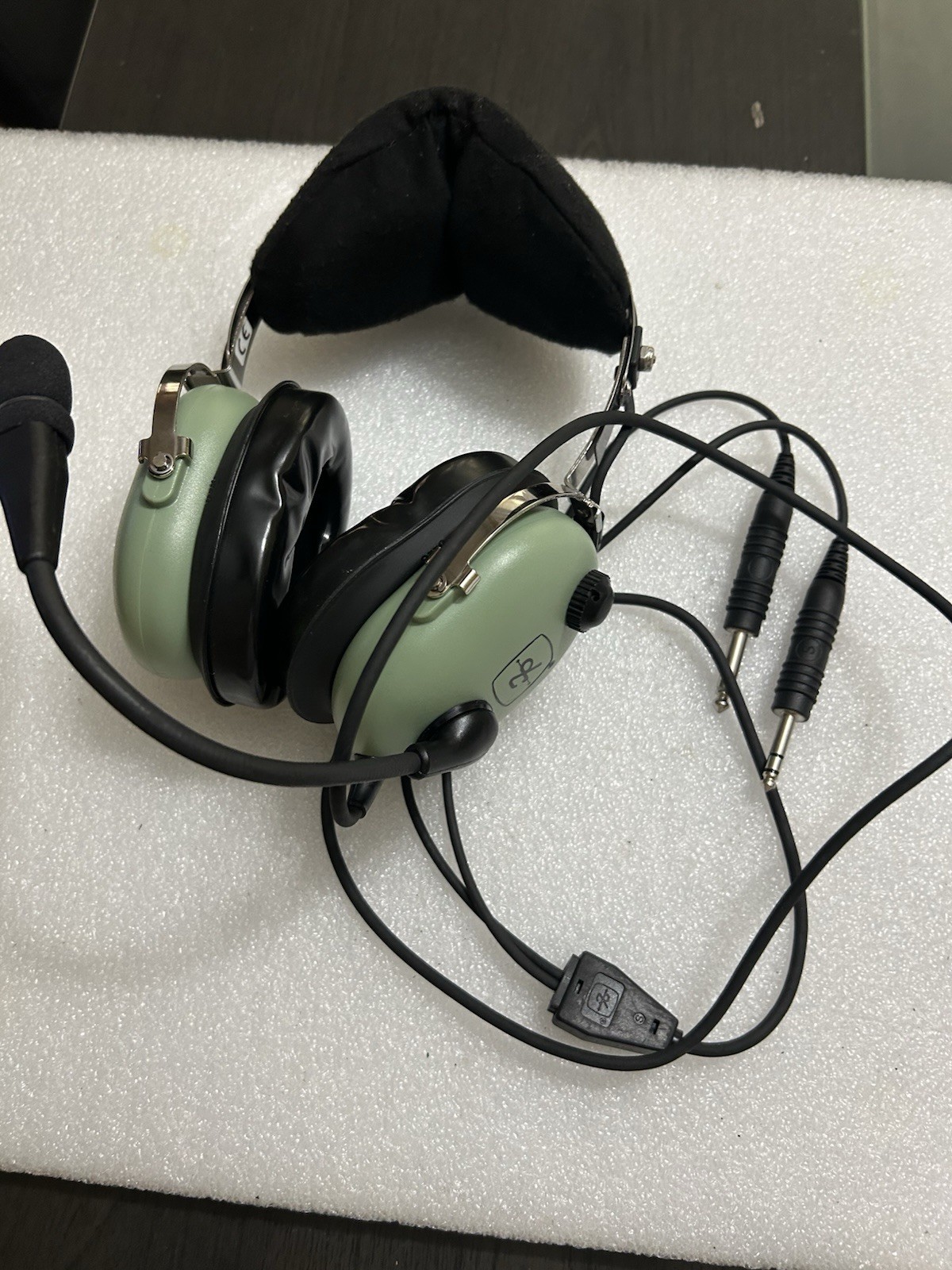 David Clark H10 13.4 Aviation Headset AS IS Parts Or Repair