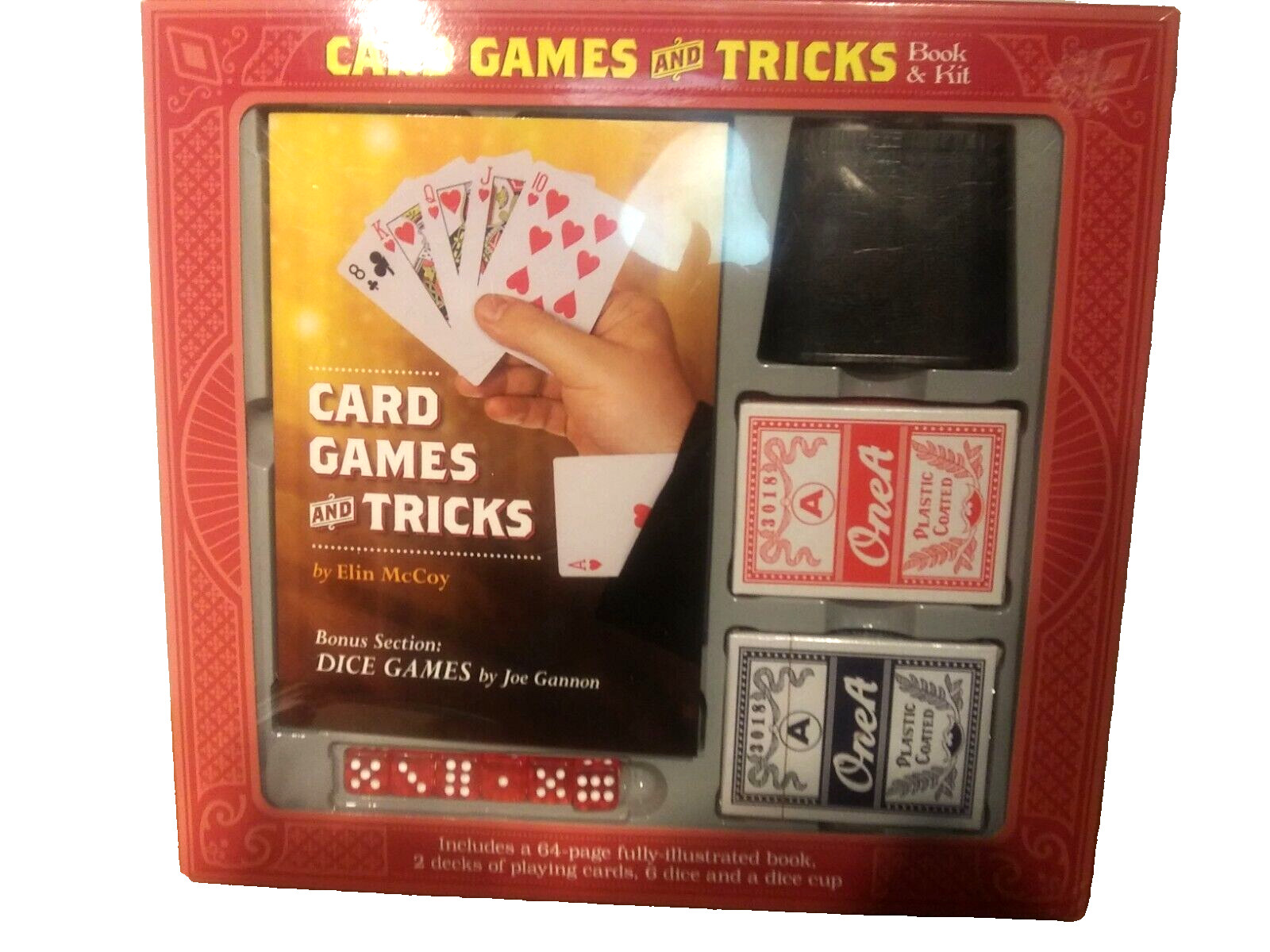 Children's Kit- Games & Tricks-- Magic with cards. New Open Box-Christmas Gift