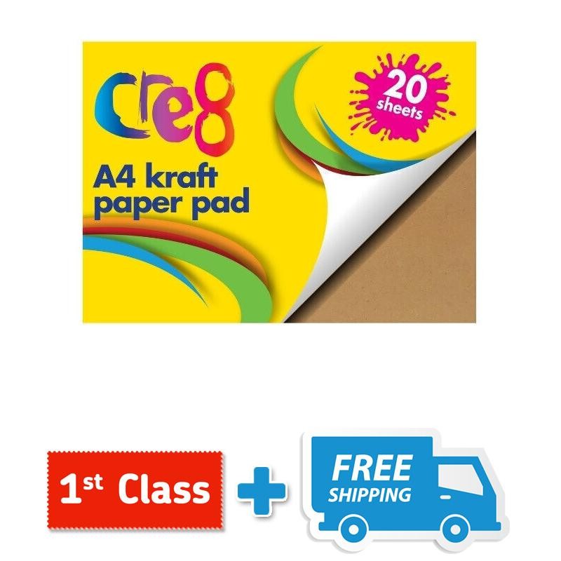 A4 Kraft Paper Pad, 20 sheets