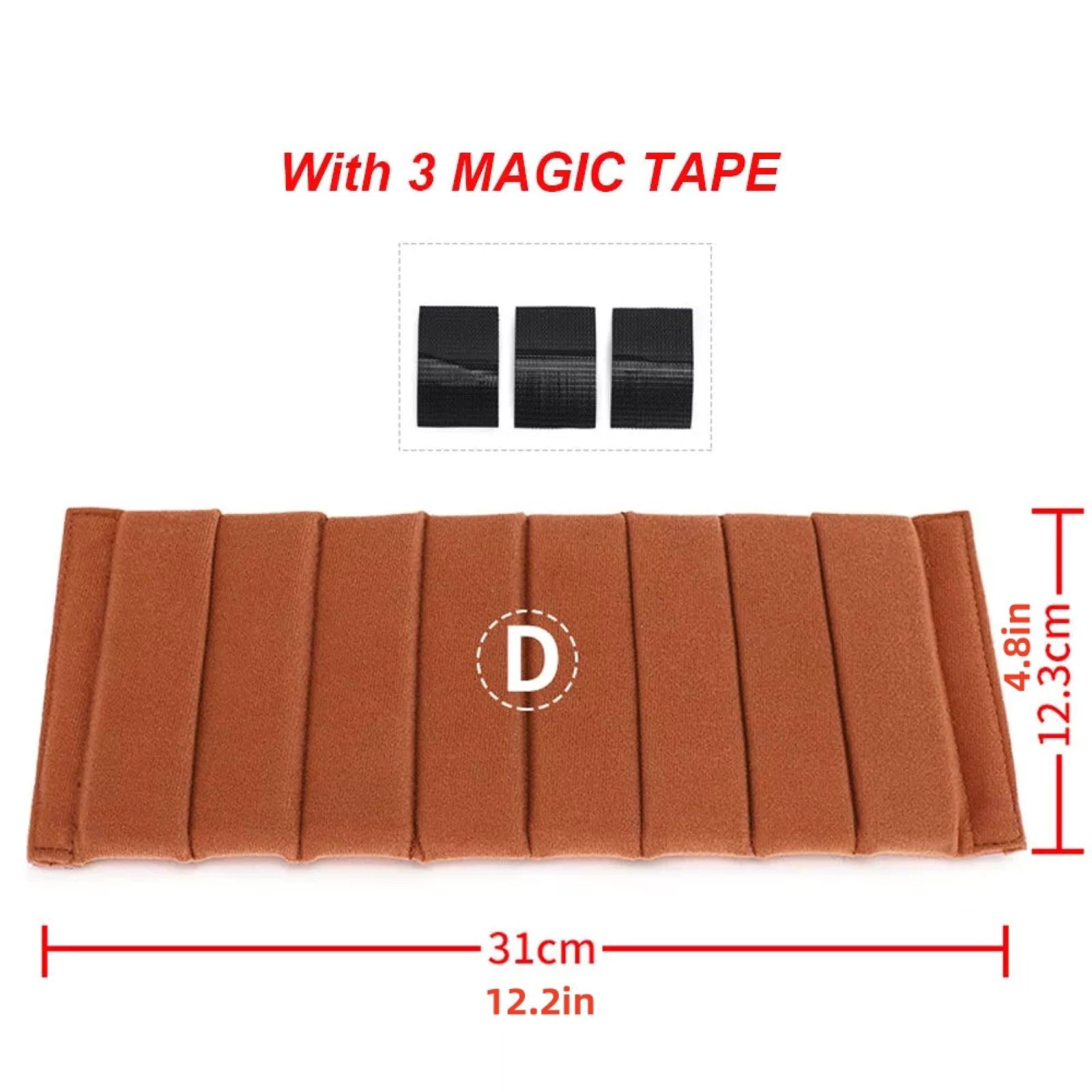 4PCS Camera Bag Case Insert Partition Divider Protection Pad Accessories