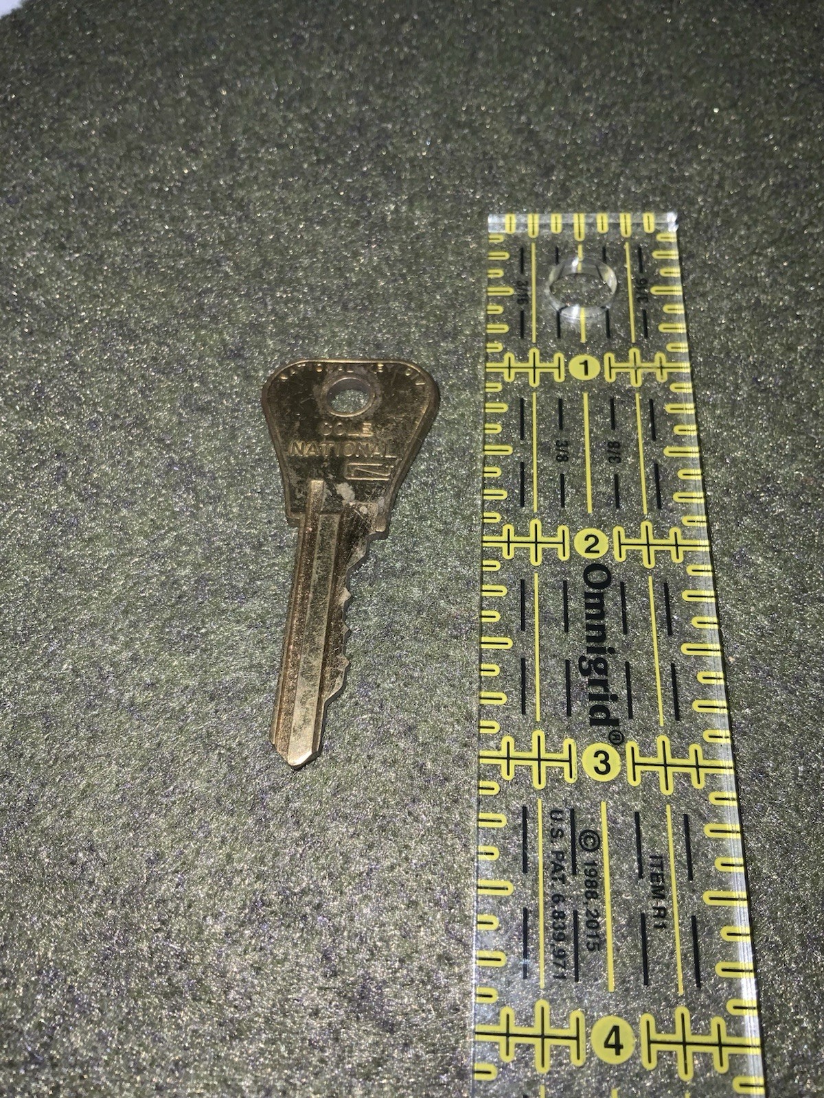 VTG Cole National Brass Key