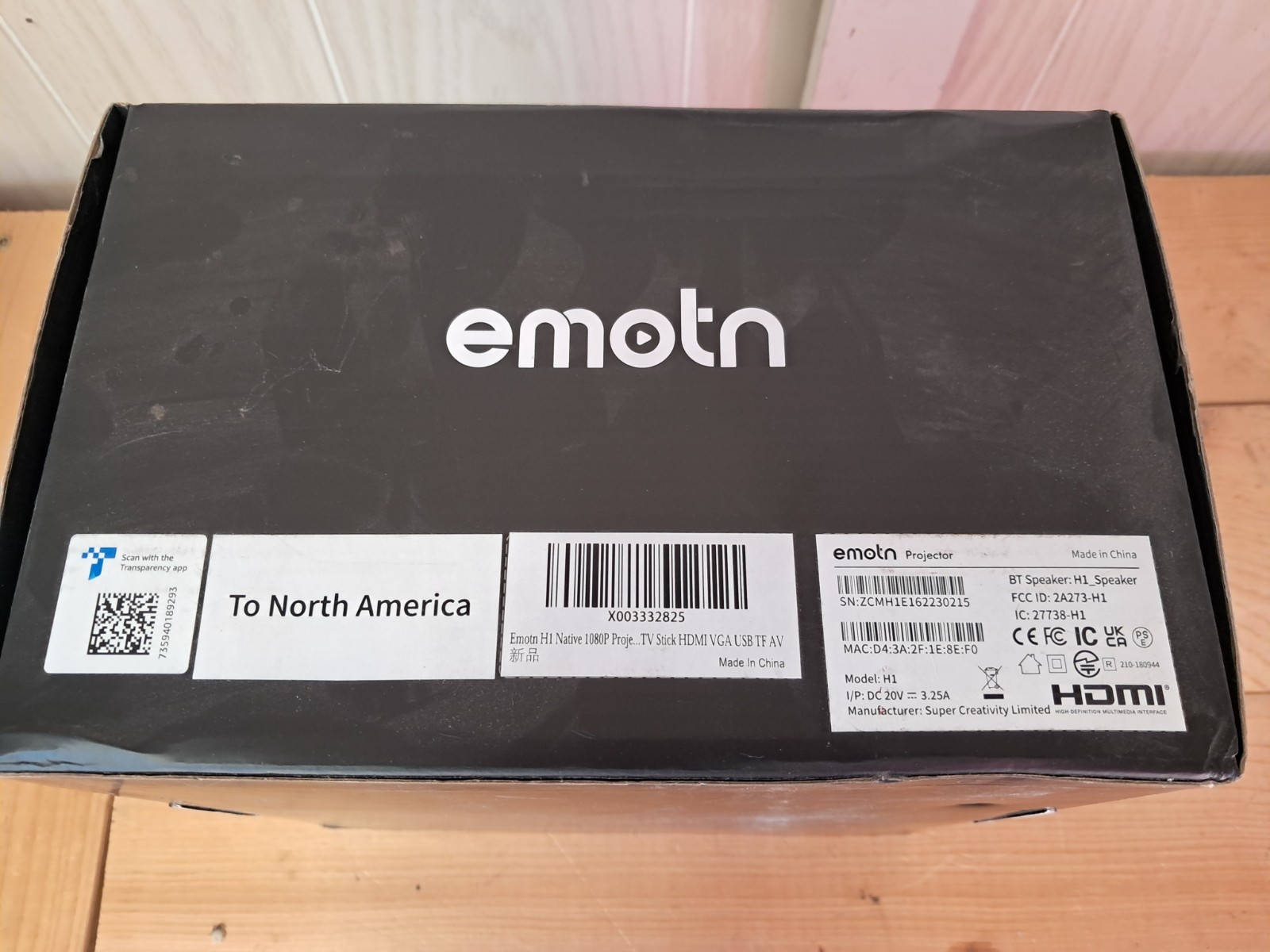 Emotn H1 1080P Projector