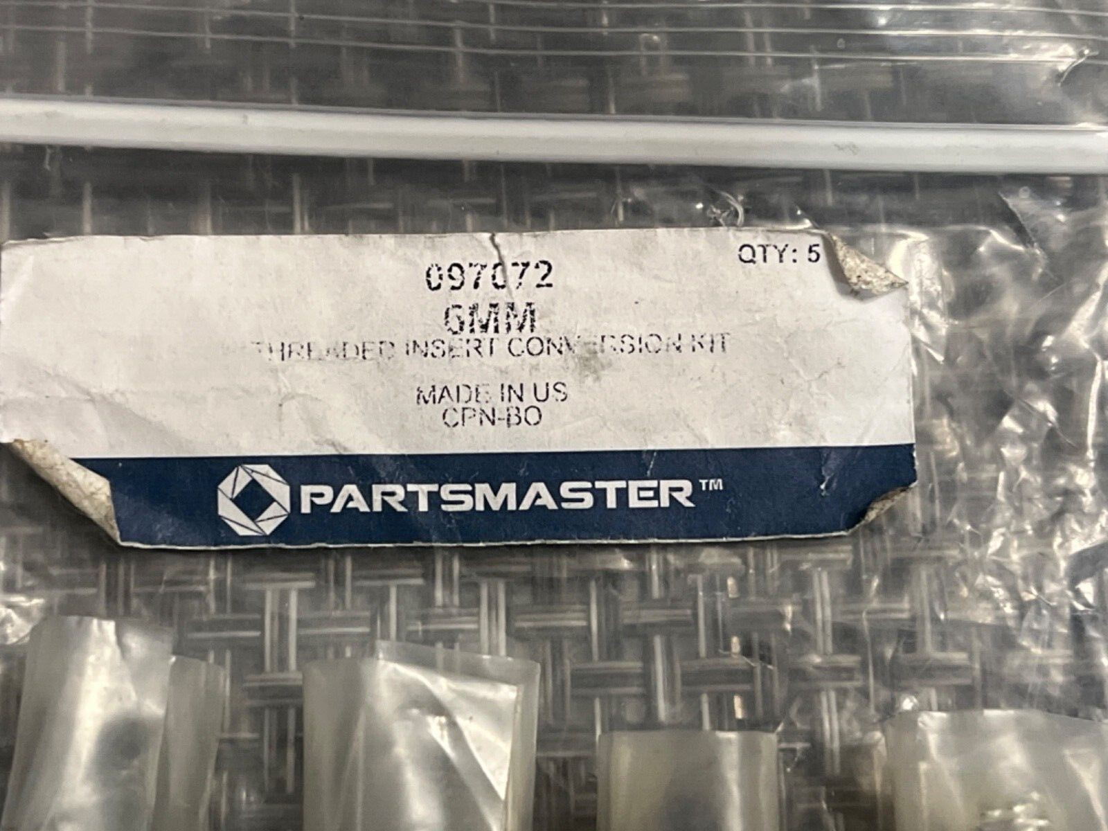 5 KITS! BULK LOT- PartsMaster 9600-06mm / 097072 Threaded Insert Conversion Kit