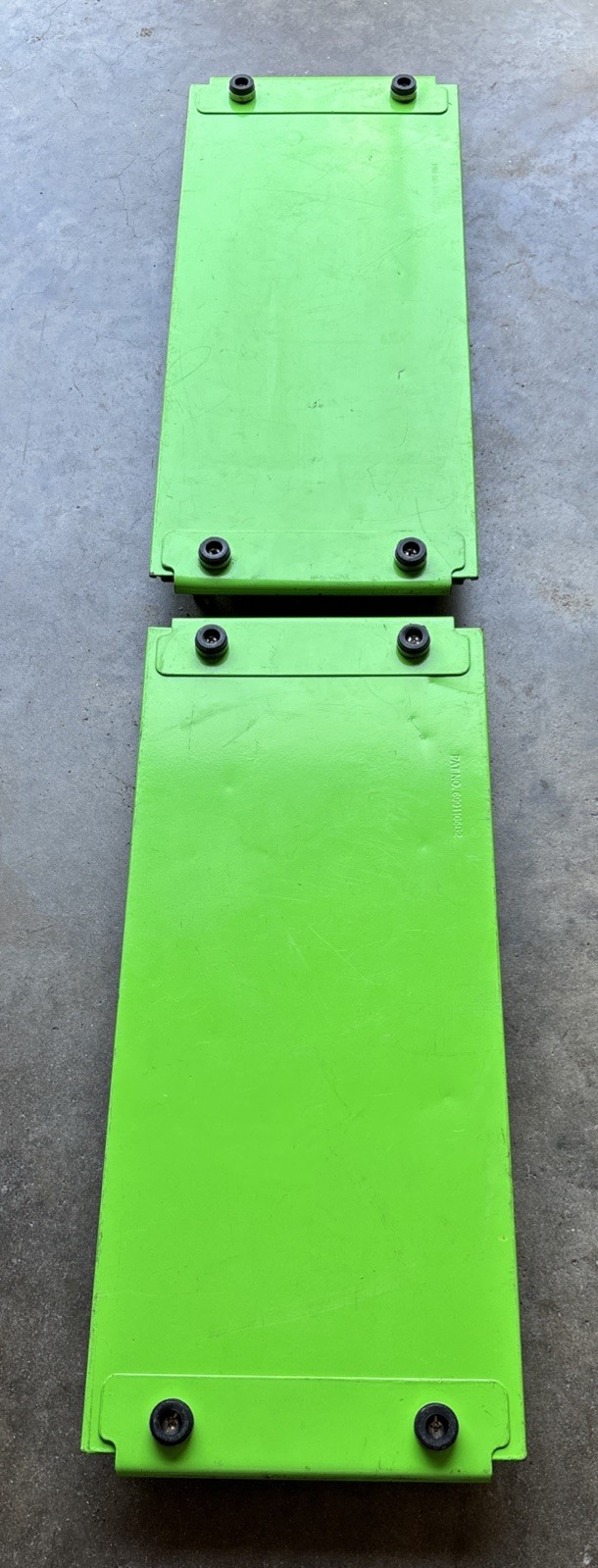 (2) Snap-On Tools 20” Combination Drive Lock-A-Socket Tray Green