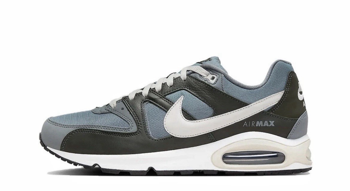 Nike Air Max Command Cool Grey Sequoia Green Sneakers 629993-037 Mens Sizes NEW