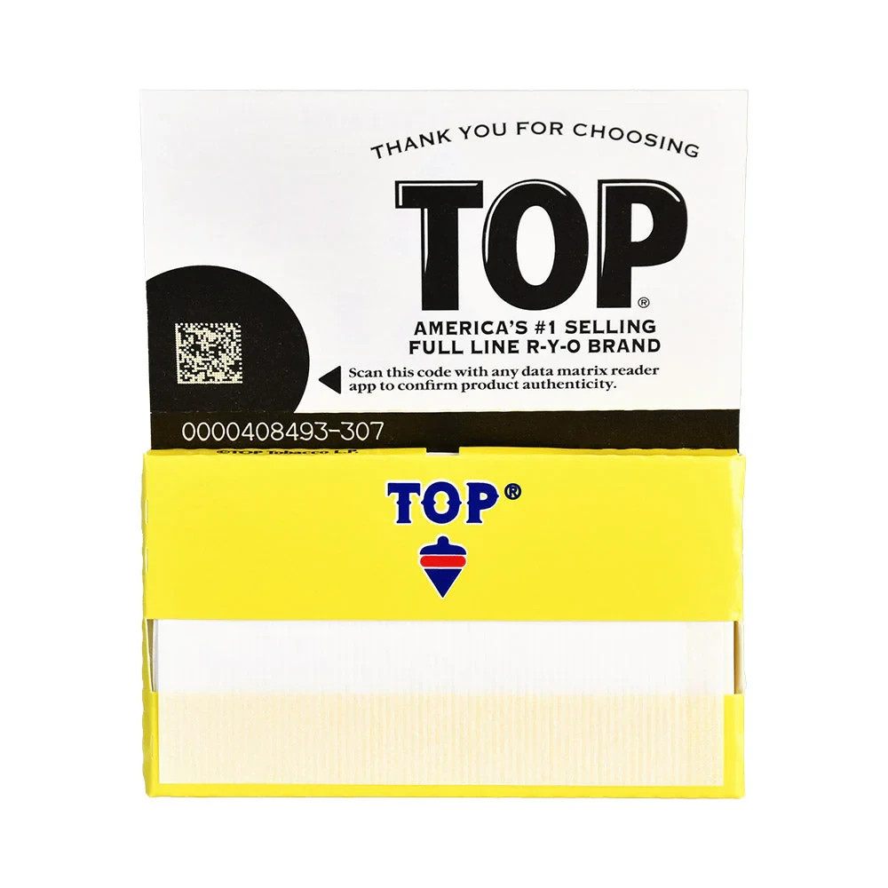 Top Rolling Papers Fine Gummed Cigarette Papers (24 Booklets)