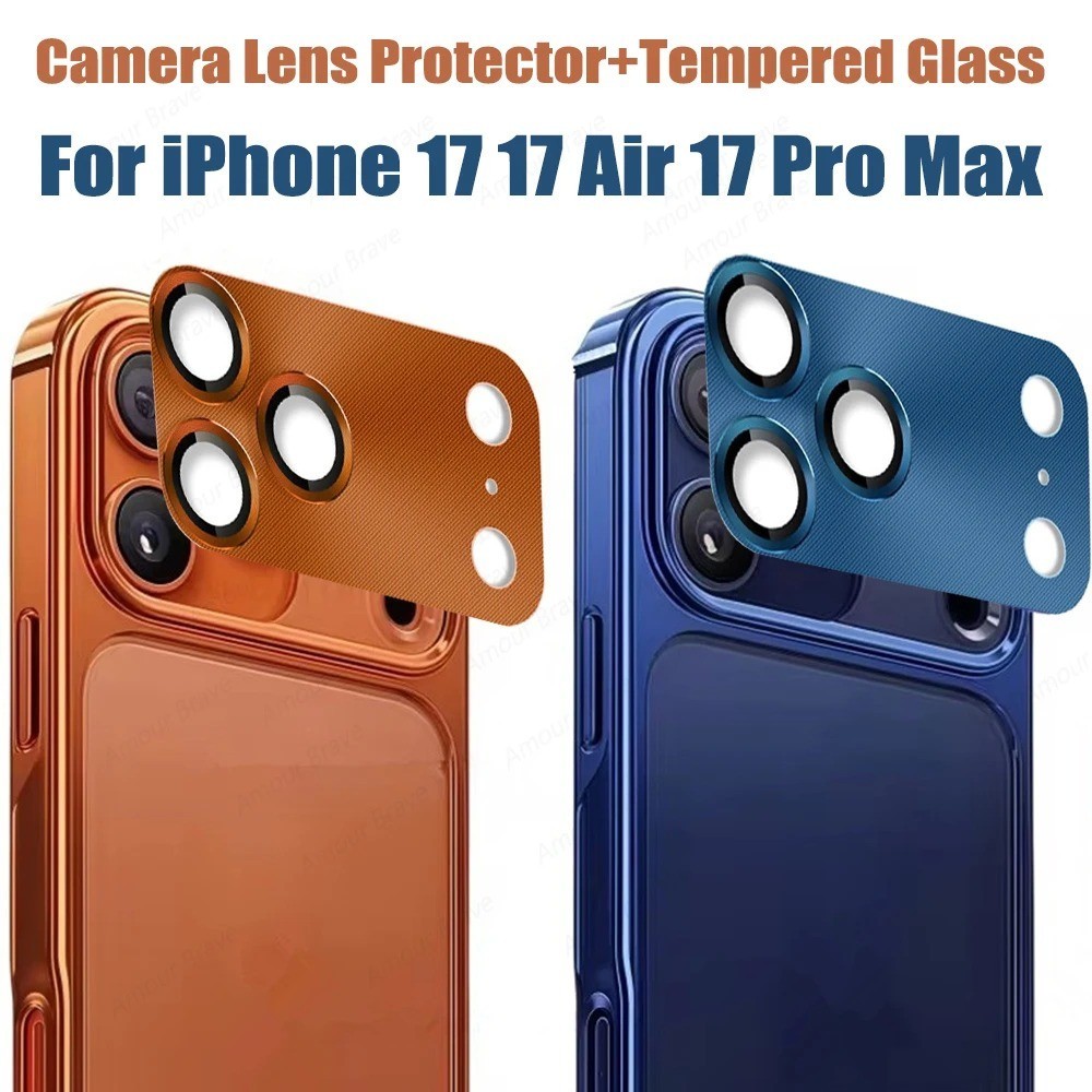 Tempered Glass Metal Camera Lens Protector for Apple iPhone 17 Pro Max 17 Air