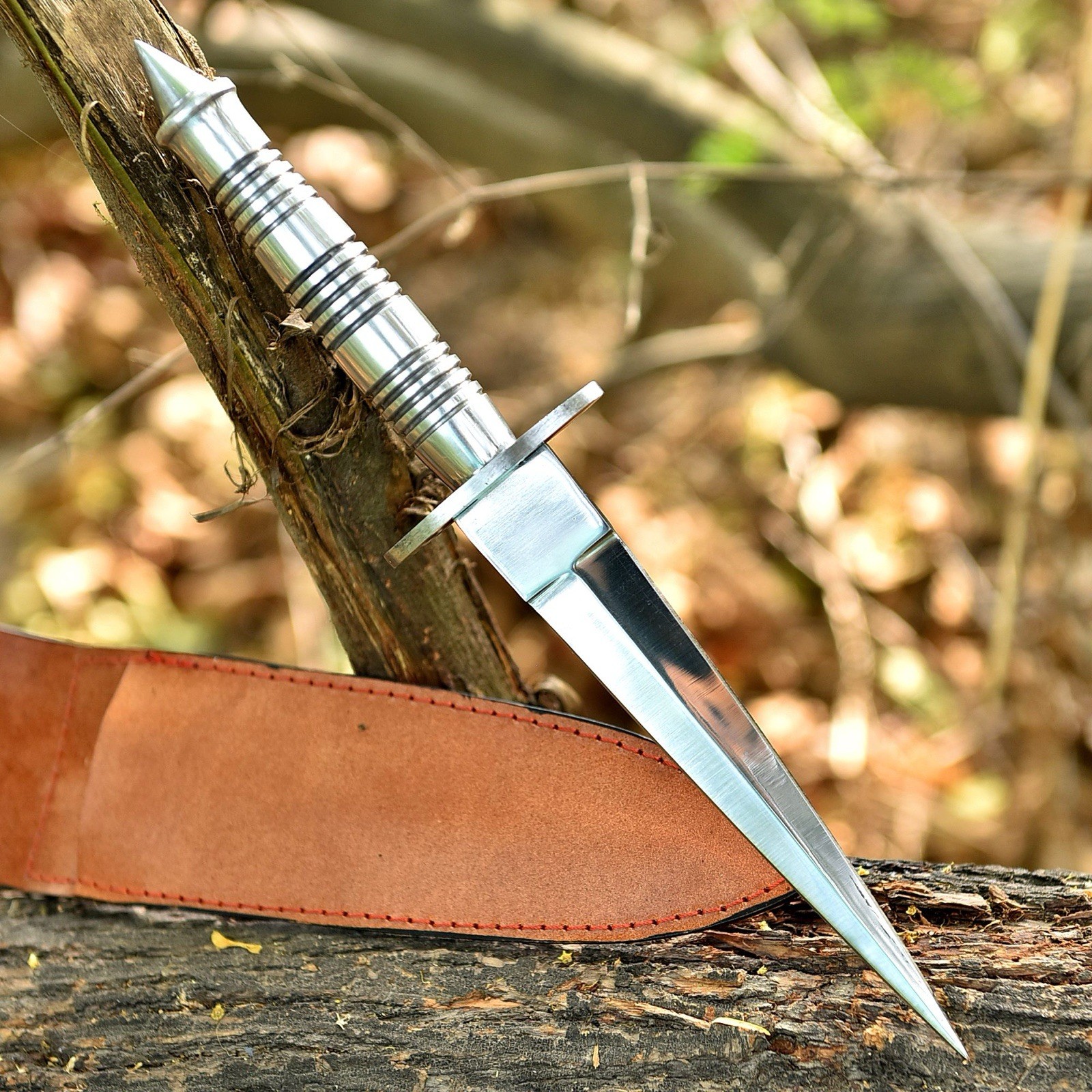 V-42 Devil's Brigade Dagger Knife Double Edge Blade WWII Knives Collectible