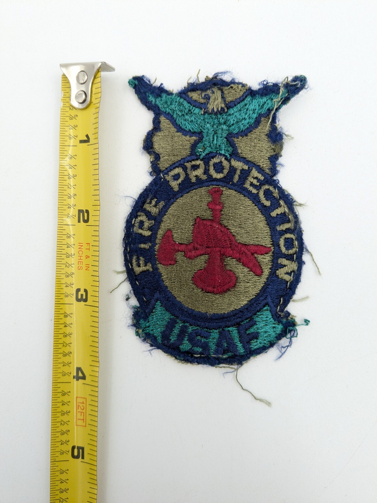 Fire Protection Used Embroidered Military Patch USAF