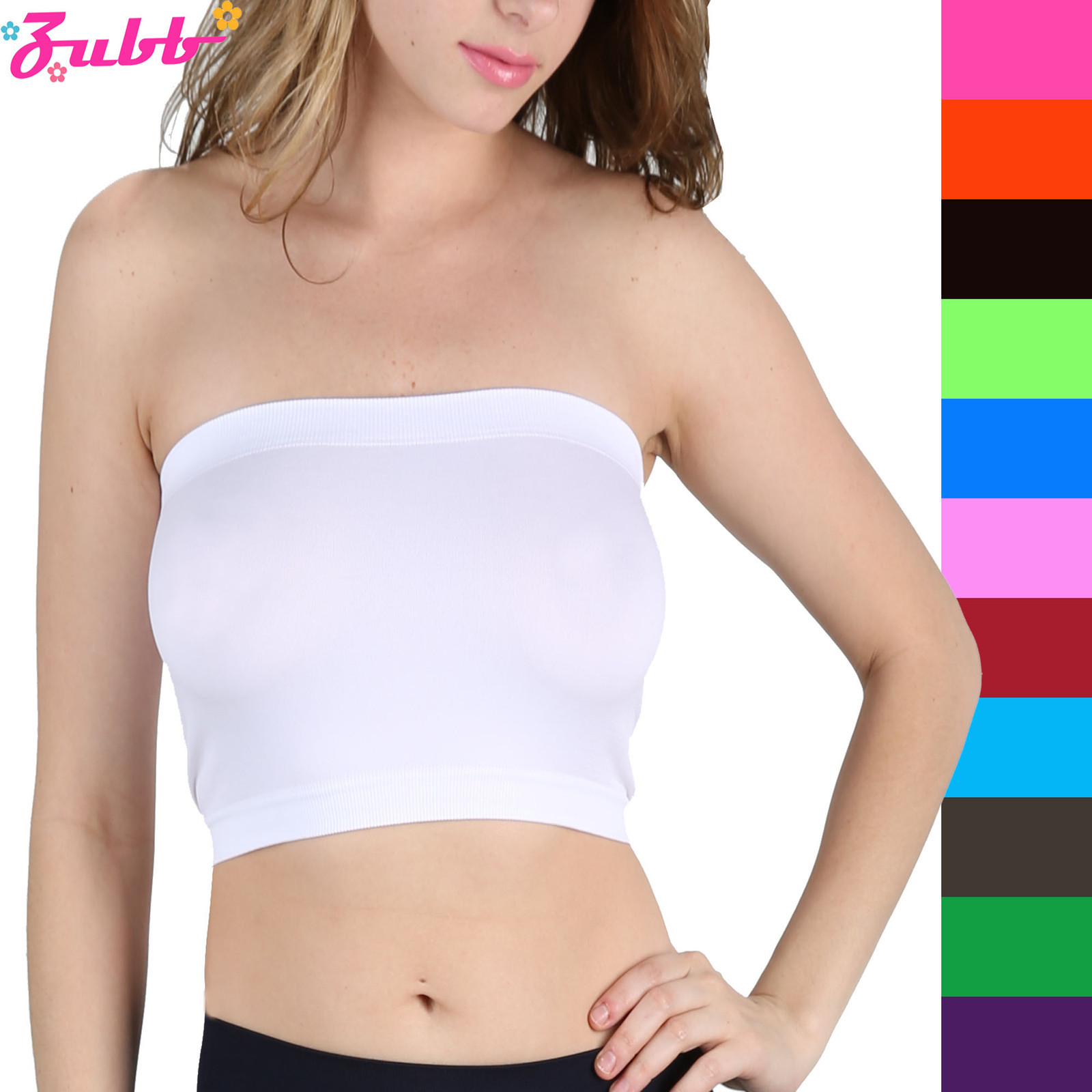SEXY HOT STRETCH SPORTS BRA HOT TEE LINGERIE BANDEAU BRA MINI TUBE TOP STRAPLESS