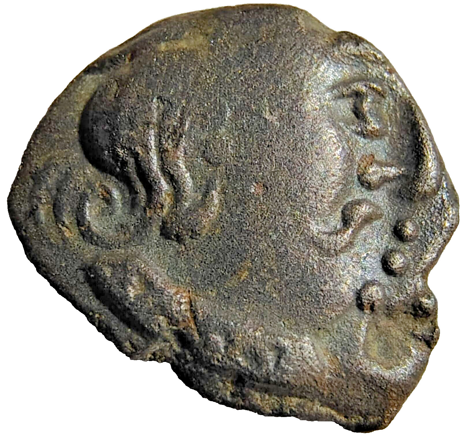 ⭐INDIA⭐  Traikutakas, Dahrasena (456 AD), Silver Drachma