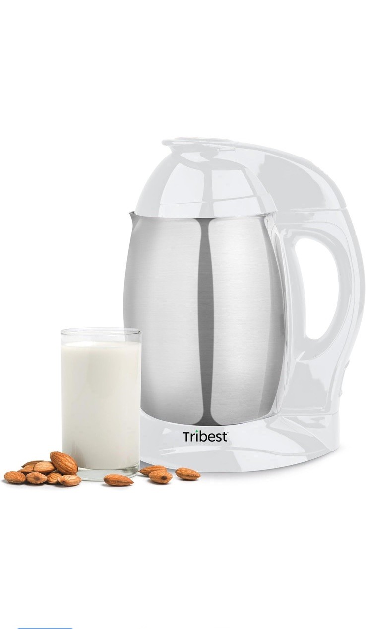 Tribest Soyabella SB-130 Plant-Based Nut Soy Milk Maker Stainless Steel Tested