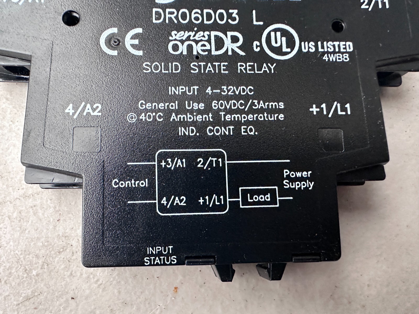 Crydom DR06D03 Solid State Relay (Lot of 2)