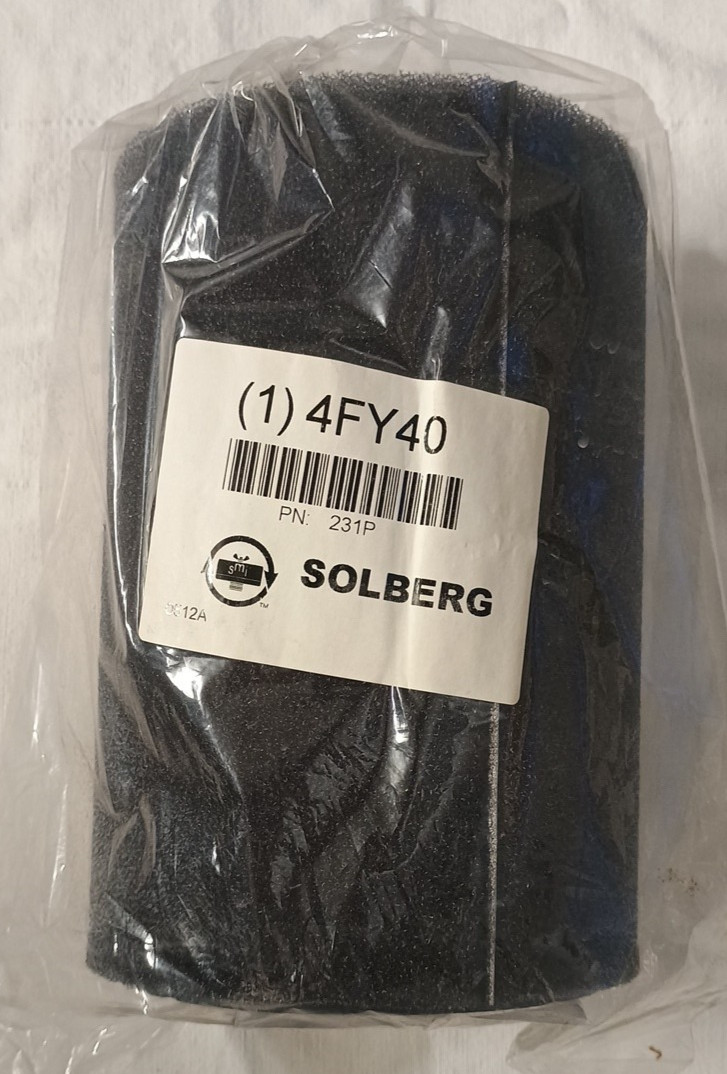 SOLBERG 231P,  POLY AIR FILTER W/ FOAM PRE WRAP 4FY40