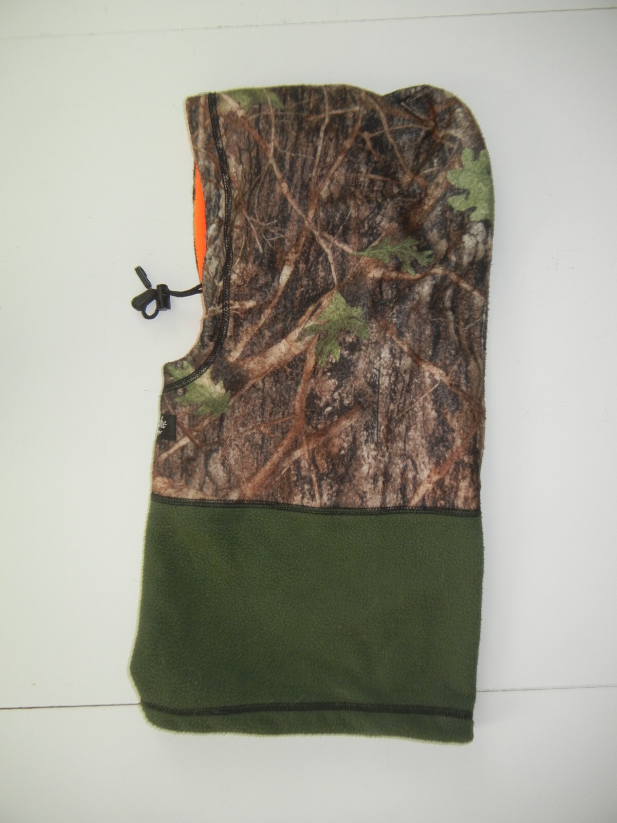 CAPUCHE HEADGEAR Brown Warm REALTREE CAMO FLEECE HUNTING HOOD Ski Hike Hat Cap
