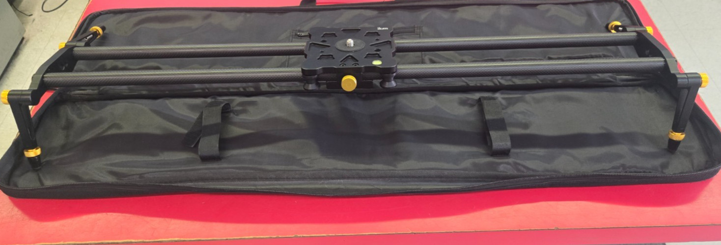 ikan Heavy Duty Carbon Fiber Camera Slider with 22mm Track Rails (31")
