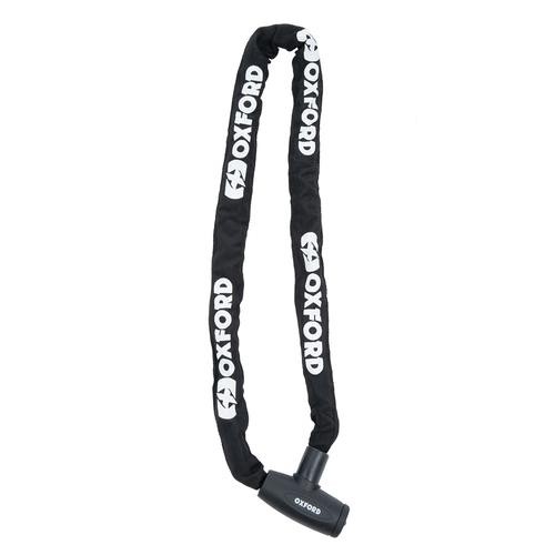 Oxford GP Chain with Fastener – 1200mm x 8mm Black Motorcycle Security Chain