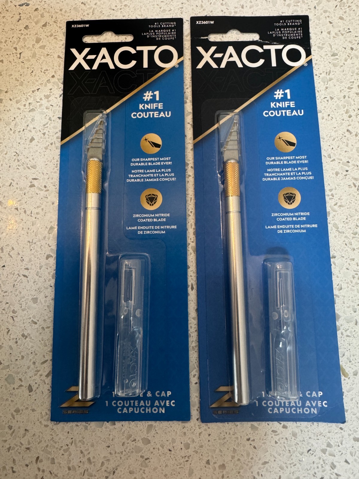 X-ACTO Z Series Knife Zirconium Nitride Coated Blade XACTO No.11 XZ3601 Lot of 2