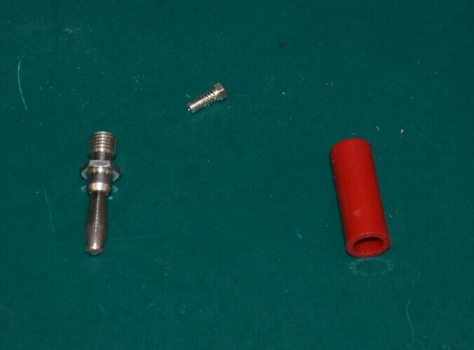 Emerson Network Power 108-1762-101 Red Banana Plug Insulated Hex Solder 15A