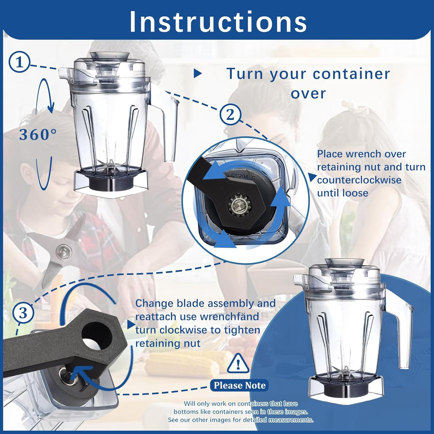Wrench Compatible with Vitamix Ascent Series - Removal Tool