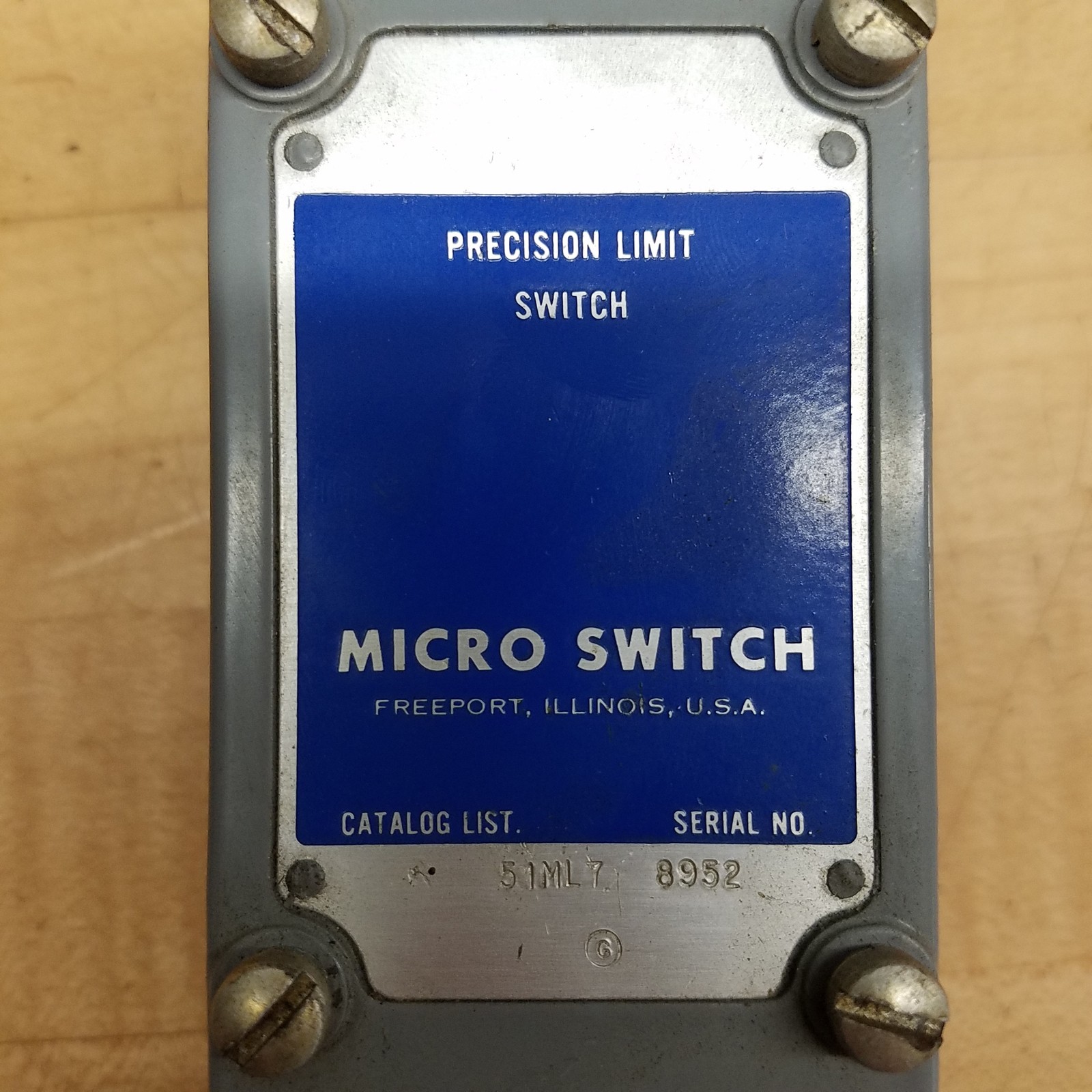 Micro Switch 51ML7 Precision Limit Switch - USED