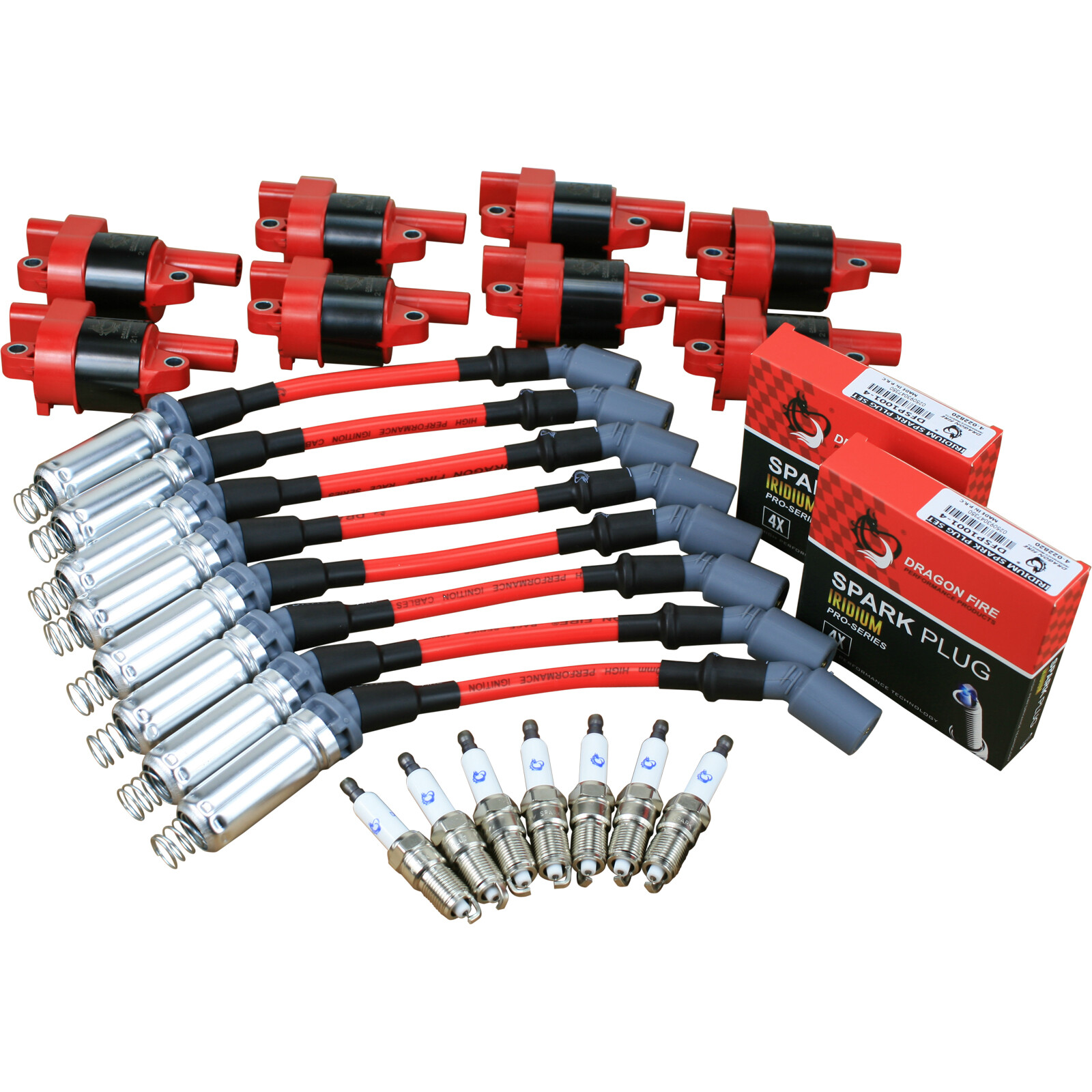 LS PERFORMANCE KIT Spark Plugs Ignition Coils Wire Set LSx LS1 LS2 LS3 LS6 LS7