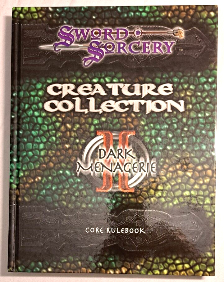 Sword & Sorcery - Creature Collection II - Dark Menagerie - Core Rulebook D&D