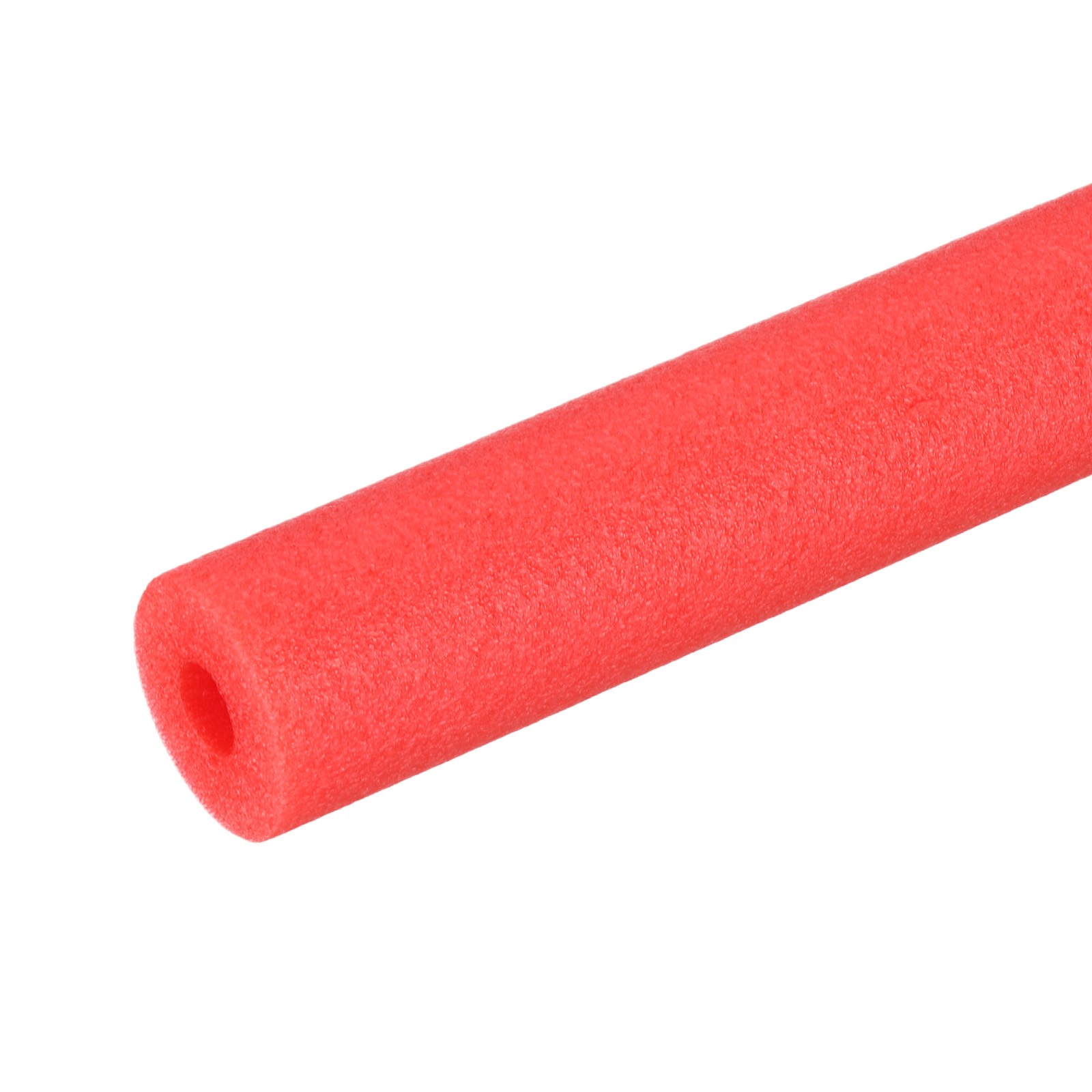 1/2"(12mm)IDx3.3FTx1.38" Pipe Insulation Foam Tube Pool Noodles Red